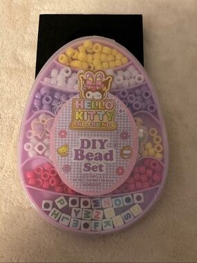 Hello Kitty DIY Bead Set - pastel purple, pink, yellow, white